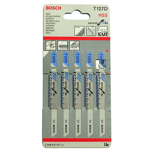 [BOSCH]알루미늄용직소날 PRO T127D (5pcs)