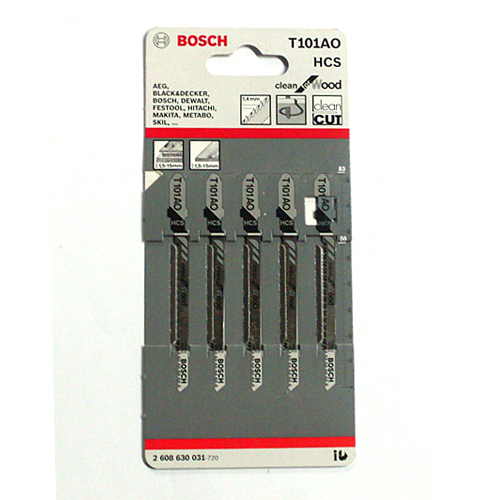 [BOSCH]목재용직소날T101AO(5PCS)