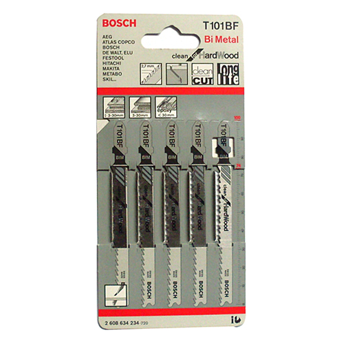 [BOSCH]목재용직소날T101BF(5pcs)