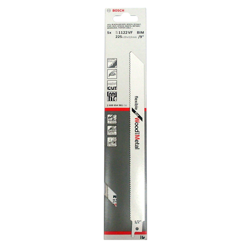 BOSCH 목재/철재겸용컷소날S1122VF(5PCS)