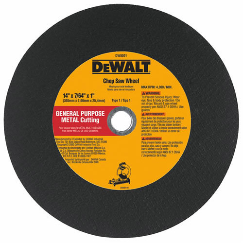 [디월트]절단석DE8001 355mm(14) (단종)