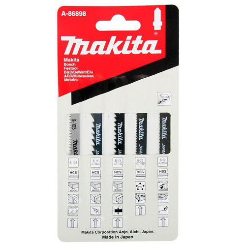 [마끼다]혼합 직소날 세트 A-86898(5PCS)