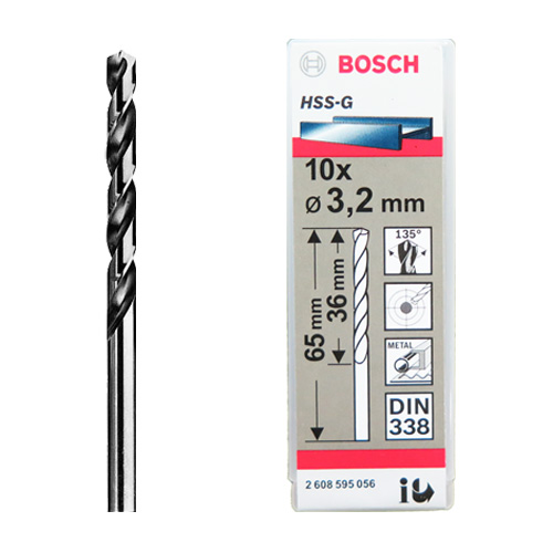 BOSCH HSS-G 메탈드릴비트(10pcs)