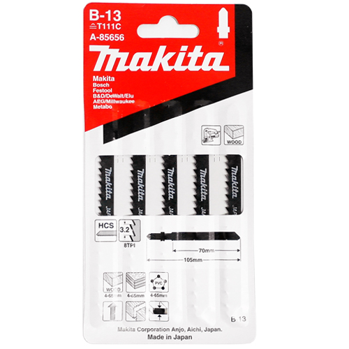 [마끼다]목재용 직소날 A-85656(≒T111C) (5PCS)