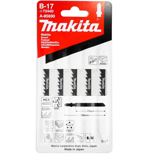[마끼다]목재용 직소날 A-85690(≒T244D) (5PCS)