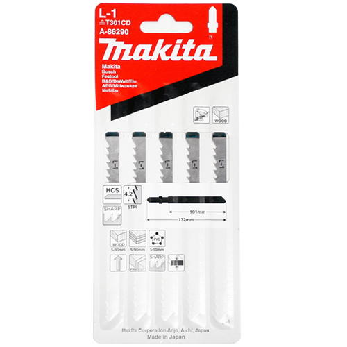 [마끼다]목재용 직소날 A-86290(≒T301CD) (5PCS)