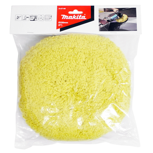 [마끼다]폴리셔용 융털(양면) D-57146 230mm(9)(마무리용)