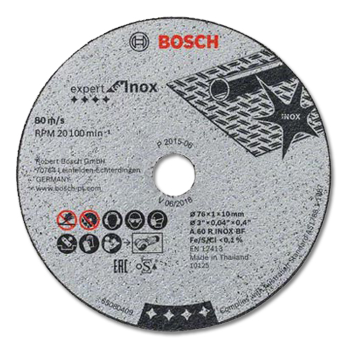 BOSCH 절단석(inox용)76*10mm(5pcs) (GWS10.8-76V-EC용)