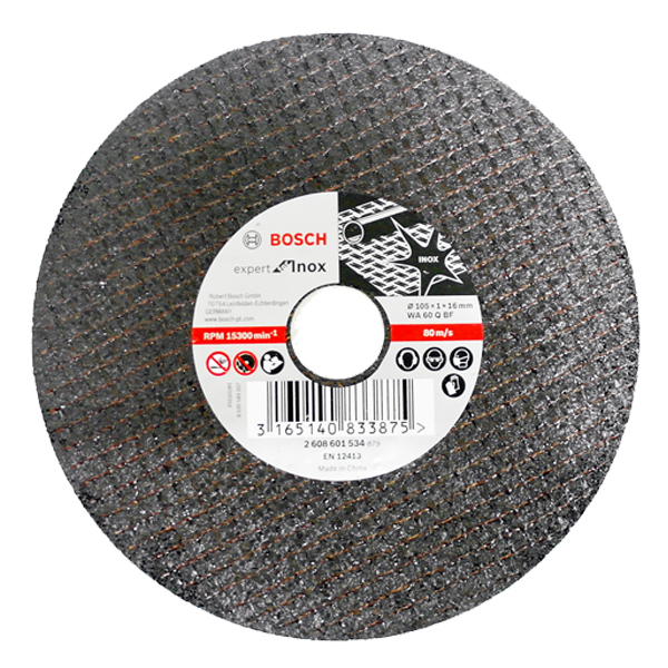 BOSCH 534절단석(스텐용) 100mm(4)(50pcs)(2608601534)