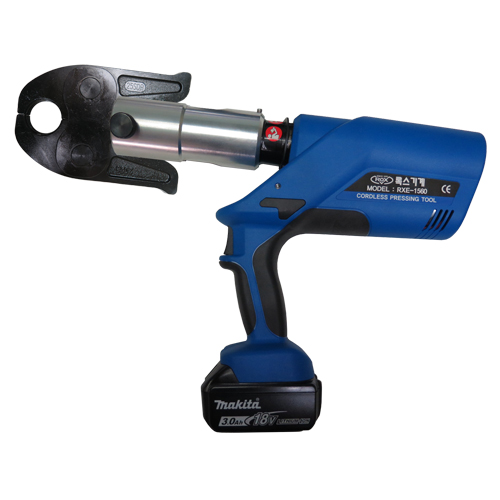 [ROX]충전식 스텐파이프 이중링 압착기 RXE-1560(18V)-3.0Ah#2pack