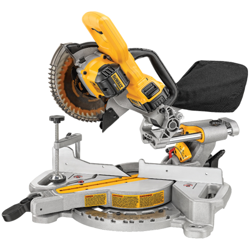 [디월트]충전슬라이딩각도절단기 DCS361P2(18V/20V MAX)#5.0Ah-2pack 184mm(7) (개별배송)