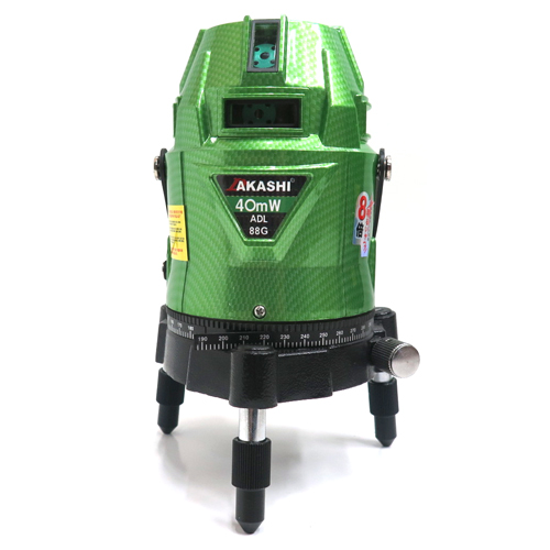 ★알뜰★[AKASHI]레이저수평 ADL-88G(그린)(8배밝기)