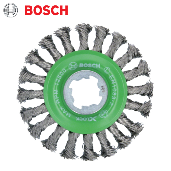 [BOSCH]X-Lock 휠브러쉬@스테인레스용115mm