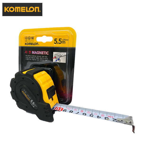 [코메론]자켓 자석훅줄자 KMC-25RJ(5.5Mx25mm)