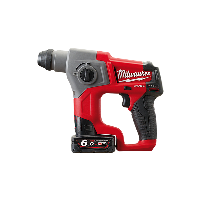 밀워키 브러쉬리스 충전햄머드릴 M12 CH-602C(12V)-6.0ah#2pack(SDS PLUS)