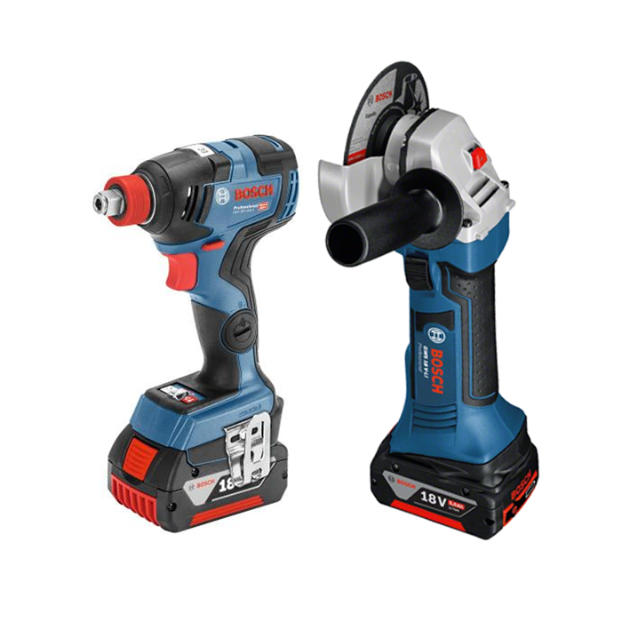 BOSCH 충전파워콤보세트 GDX18V-200C&GWS18V-LI(18V)-6.0Ah#2pack