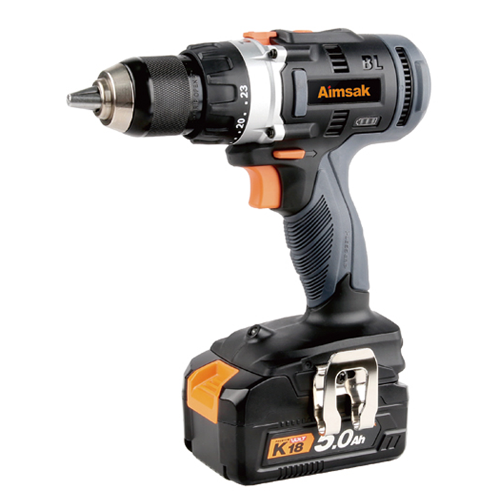 [아임삭]브러쉬리스 충전햄머드릴BL18T605 (18V)-5.0Ah#2pack