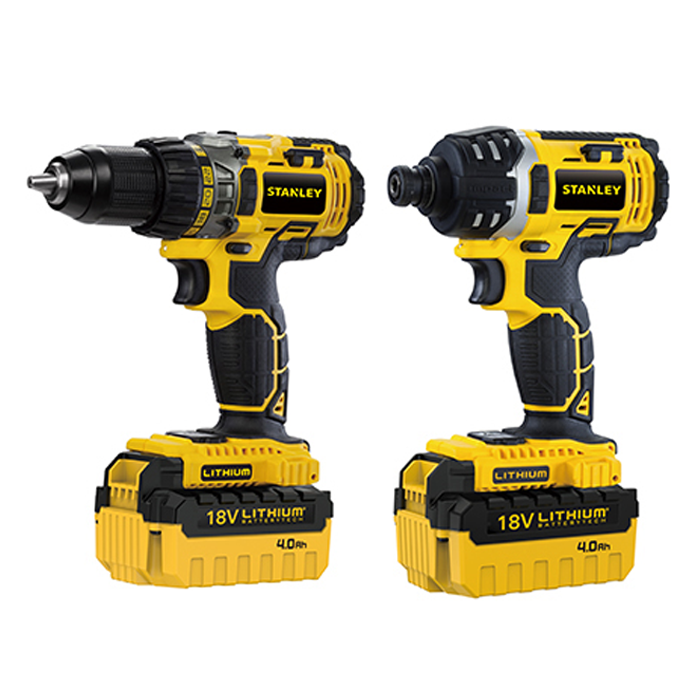 [스탠리]충전콤보셋트 STCD1842K(18V)-4.0Ah#2pack