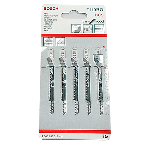 [BOSCH]목재용직소날T119BO(5PCS)