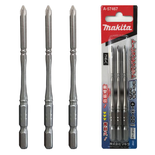 [마끼다]토션비트(단면) A-57467(3pcs)@Ph1*100mm