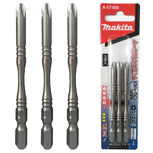 [마끼다]토션비트(단면) A-57489(3pcs)@Ph2*85mm