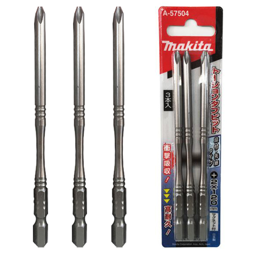 [마끼다]토션비트(단면) A-57504(3pcs)@Ph2*120mm