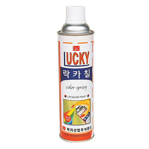[럭키]락카스프레이(1EA/40EA) 1EA검정